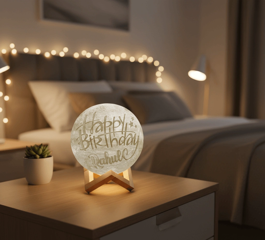 Personalised 3D Moon Lamp - Image 3