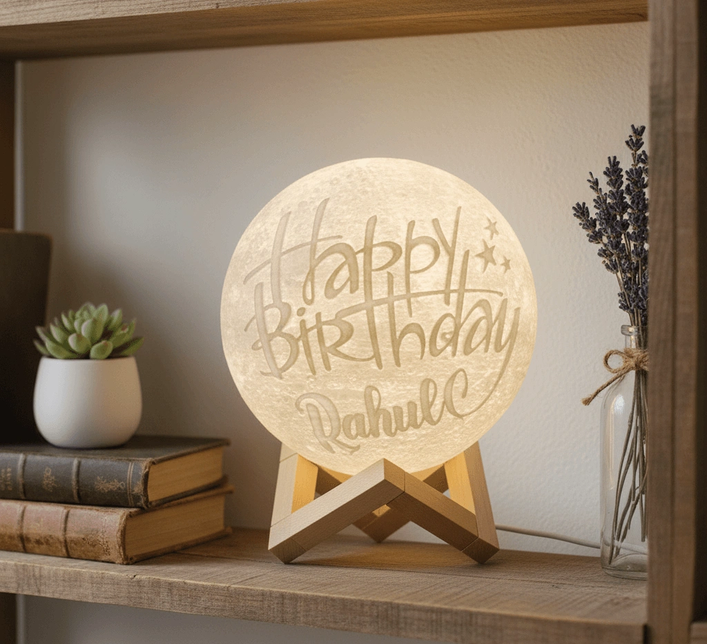 Personalised 3D Moon Lamp - Image 2