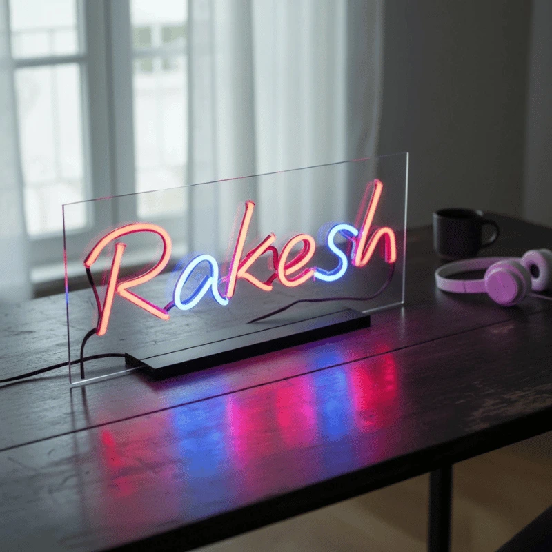 Custom Name Led Neon Sign - Image 4